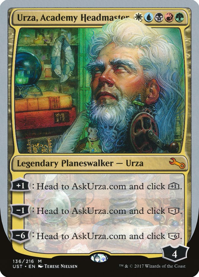 Urza, Academy Headmaster [Unstable] Foil