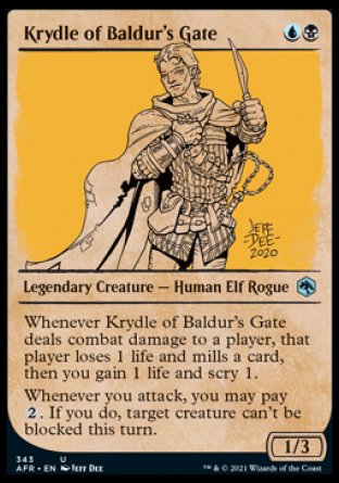 Krydle of Baldur's Gate (Showcase) [Dungeons & Dragons: Adventures in the Forgotten Realms] Foil