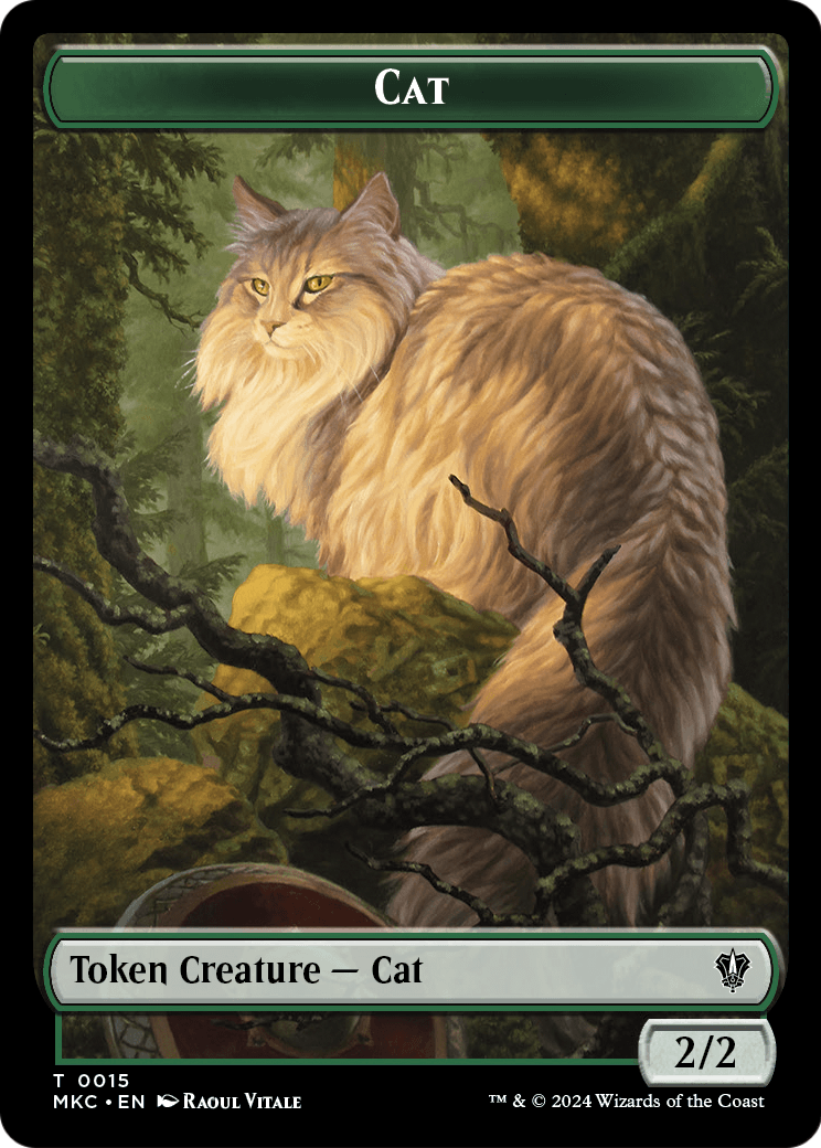 Cat  [Murders at Karlov Manor Commander Tokens]