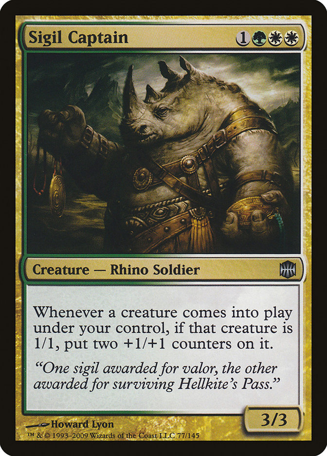 Sigil Captain [Alara Reborn] Foil