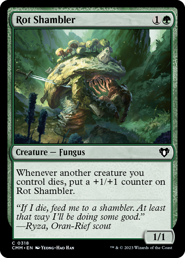 Rot Shambler [Commander Masters] Foil