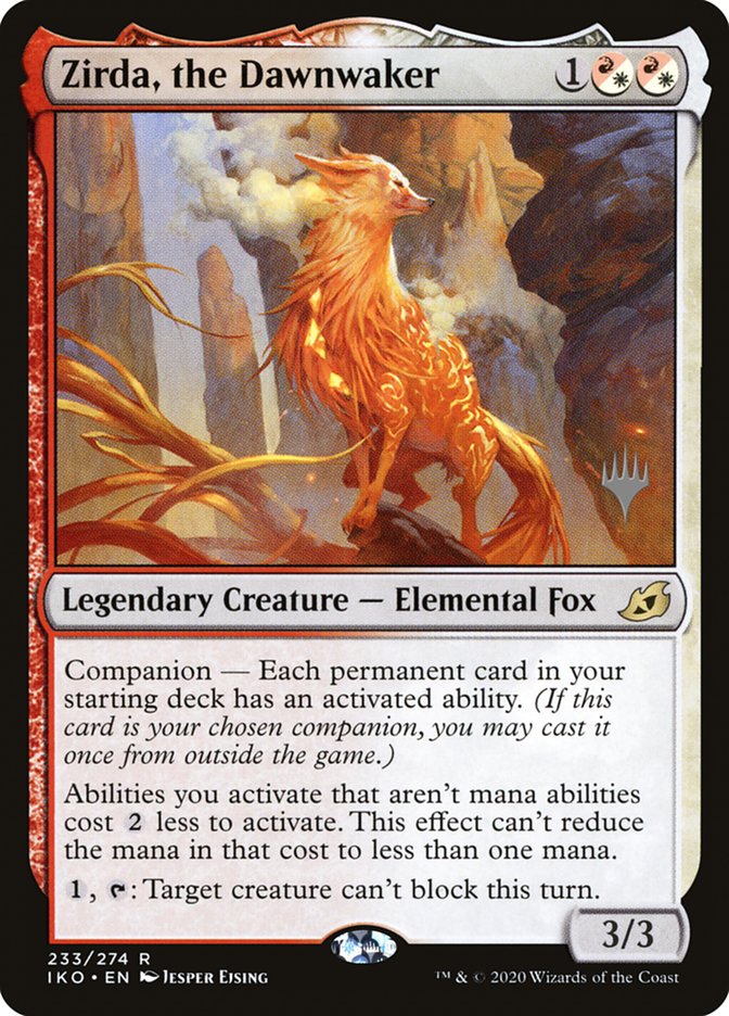 Zirda, the Dawnwaker (Promo Pack) [Ikoria: Lair of Behemoths Promos] Foil