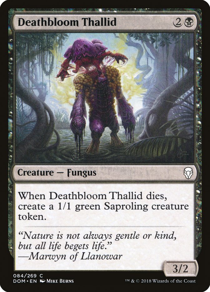 Deathbloom Thallid [Dominaria] Foil