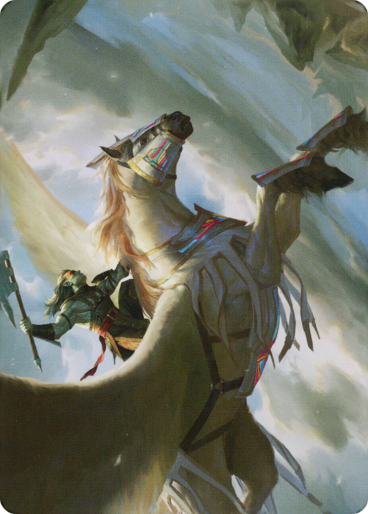 Cleaving Skyrider // Cleaving Skyrider  [Dominaria United Art Series] (Borderless)