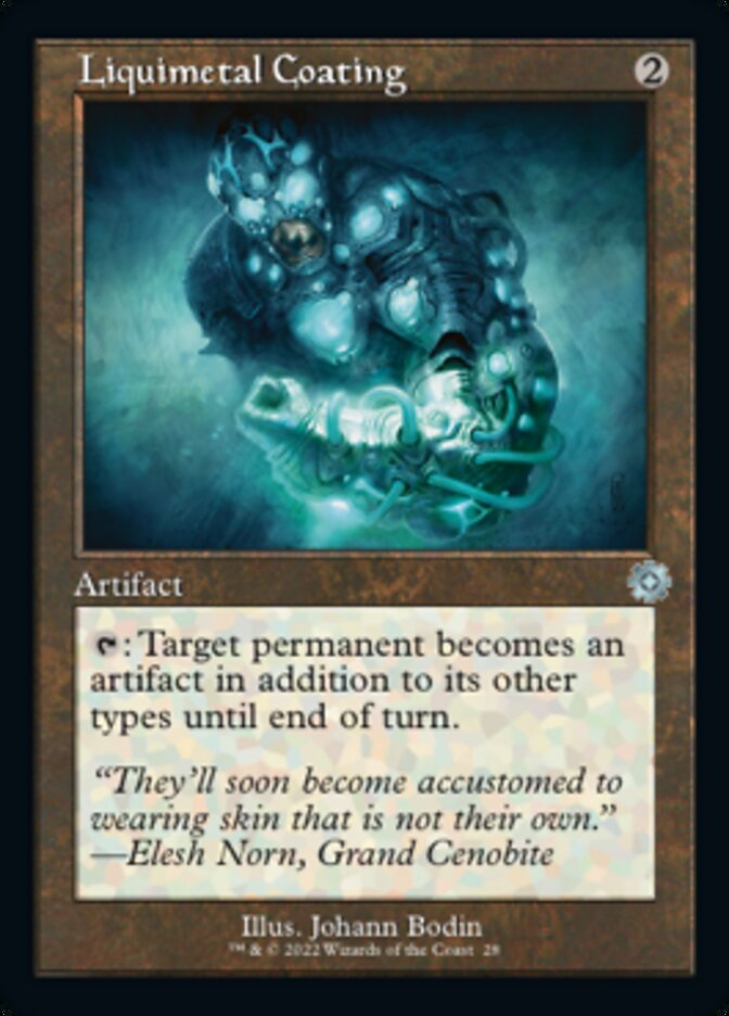 Liquimetal Coating (Retro) [The Brothers' War Retro Artifacts] Foil