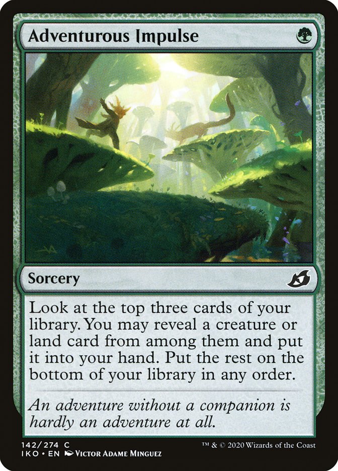 Adventurous Impulse [Ikoria: Lair of Behemoths] Foil