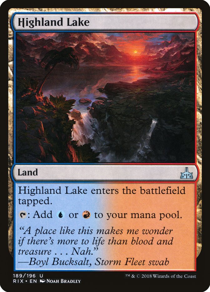 Highland Lake [Rivals of Ixalan] Foil