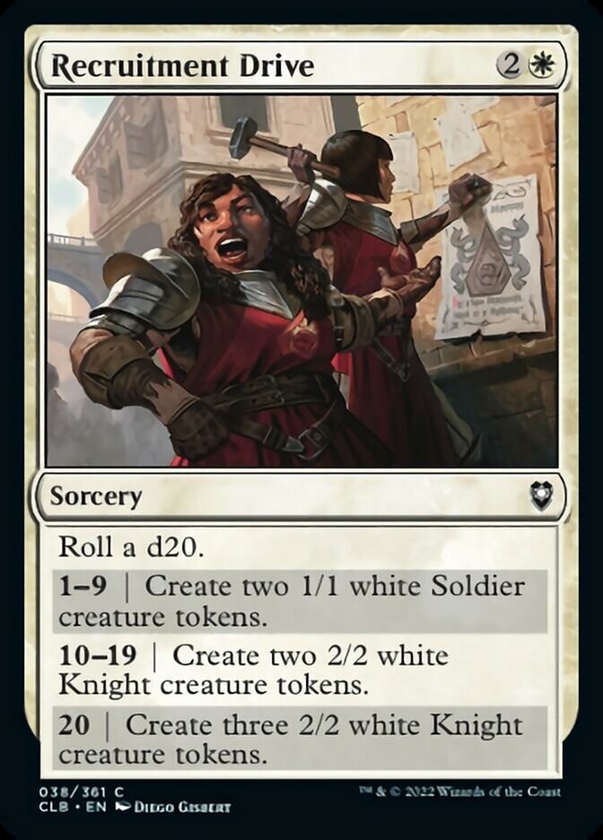 Recruitment Drive [Commander Legends: Battle for Baldur's Gate] Foil