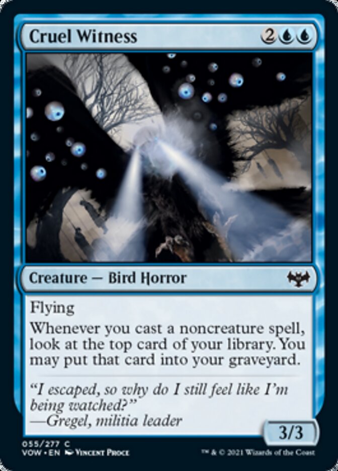 Cruel Witness [Innistrad: Crimson Vow] Foil