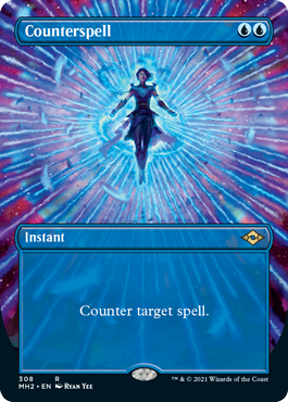 Counterspell (Borderless Alternate Art) [Modern Horizons 2] Foil