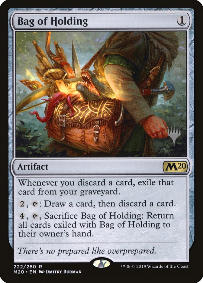 Bag of Holding (Promo Pack) [Core Set 2020 Promos] Foil