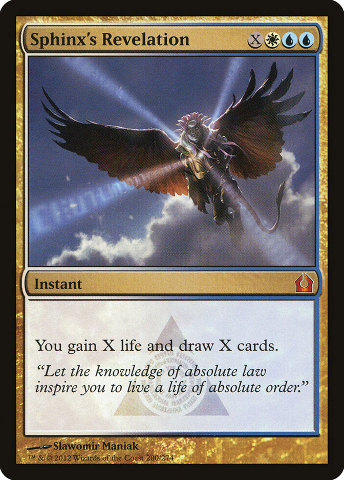 Sphinx's Revelation [Return to Ravnica] Foil