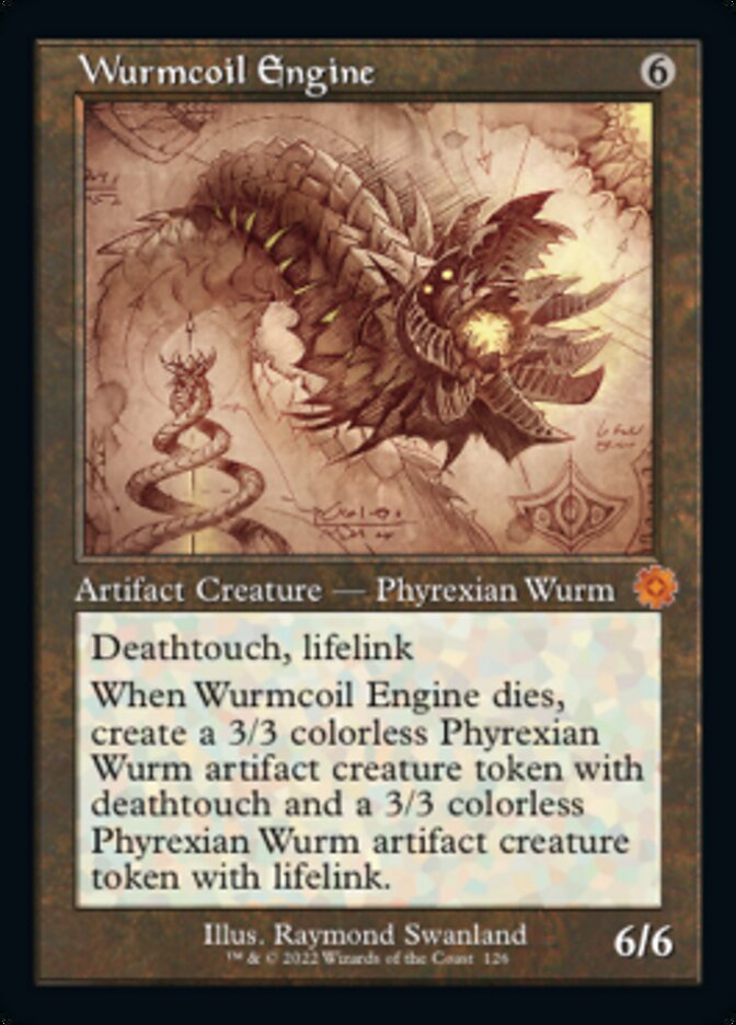 Wurmcoil Engine (Retro Schematic) [The Brothers' War Retro Artifacts] Foil