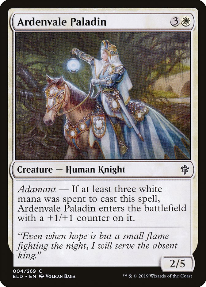Ardenvale Paladin [Throne of Eldraine] Foil