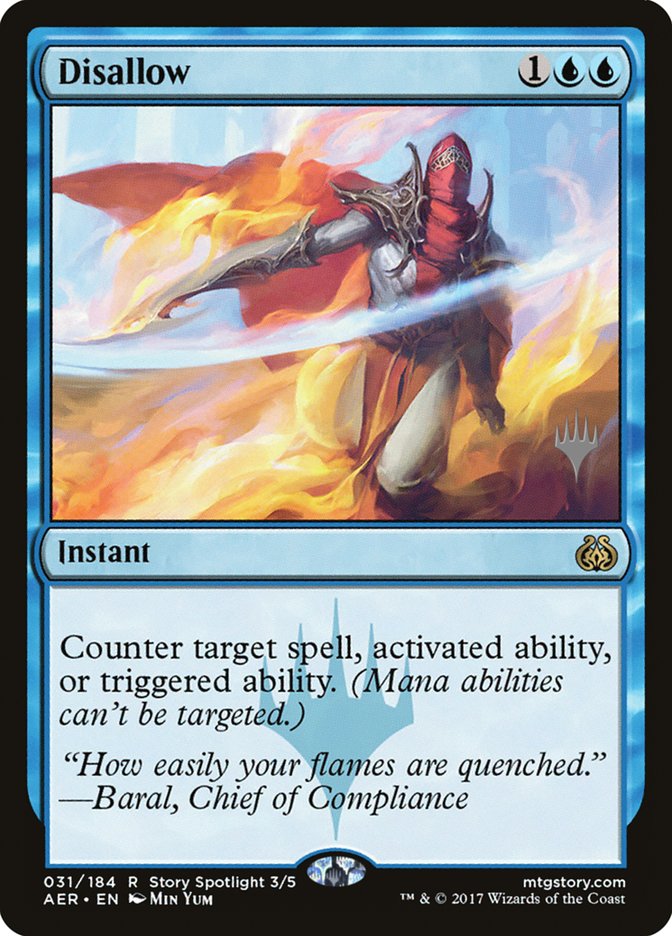 Disallow (Promo Pack) [Aether Revolt Promos] Foil