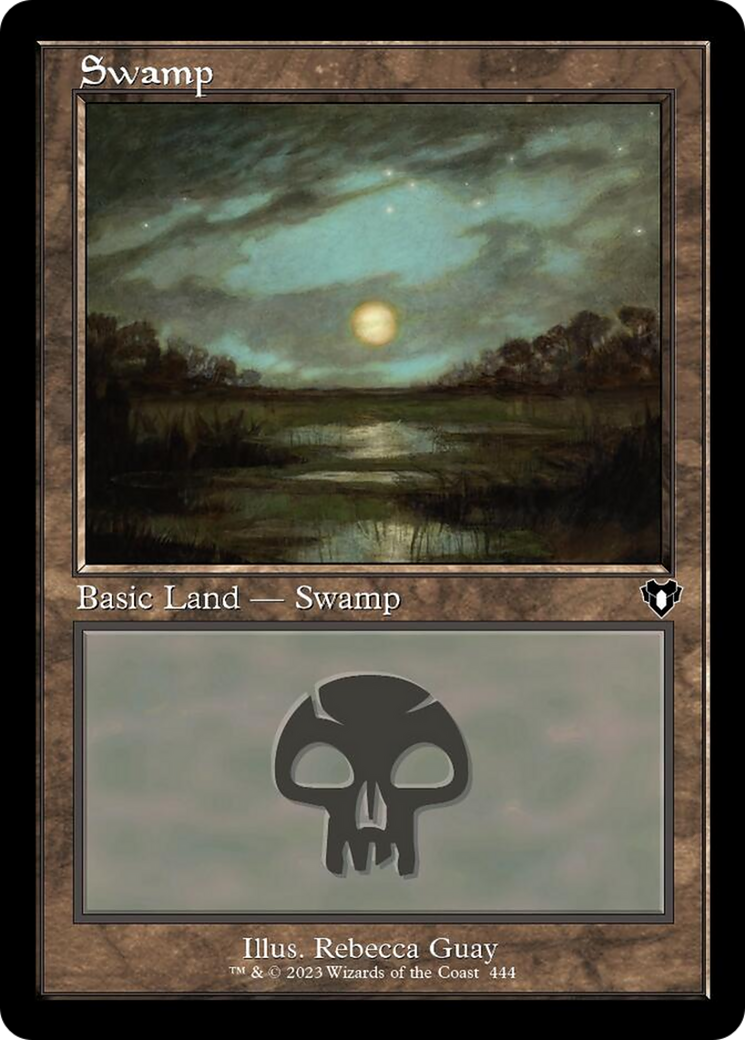 Swamp (444) (Retro) [Commander Masters] Foil