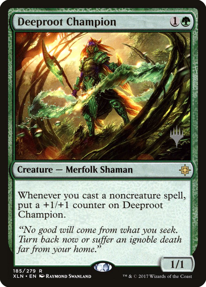 Deeproot Champion (Promo Pack) [Ixalan Promos] Foil