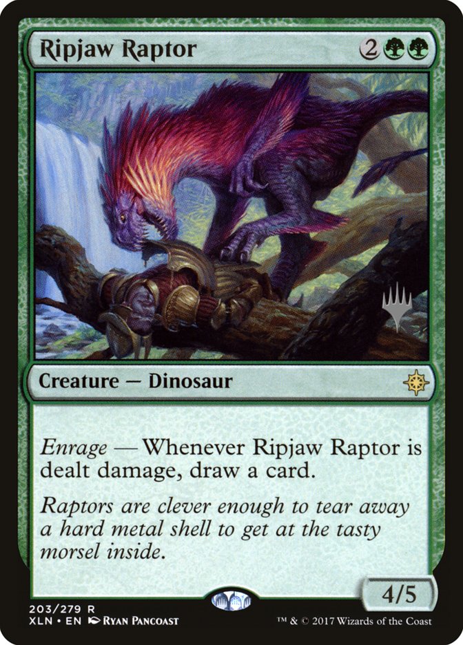 Ripjaw Raptor (Promo Pack) [Ixalan Promos] Foil