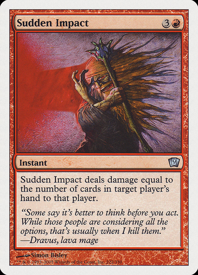 Sudden Impact [Ninth Edition] Foil