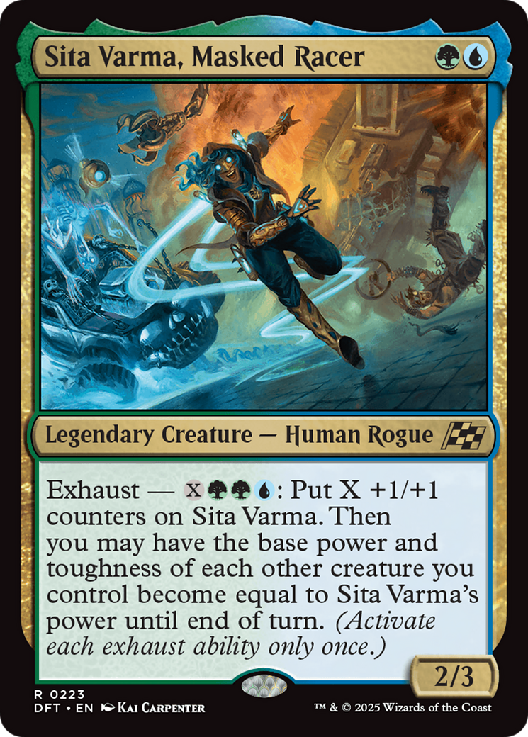 Sita Varma, Masked Racer [Aetherdrift] Foil