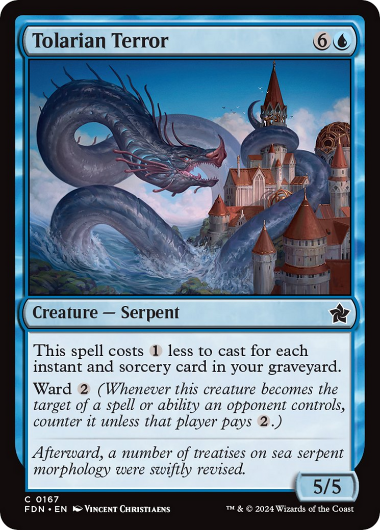 Tolarian Terror [Foundations] Foil