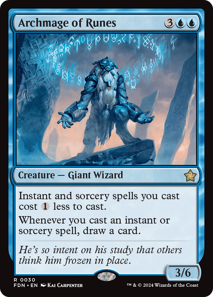Archmage of Runes [Foundations] Foil