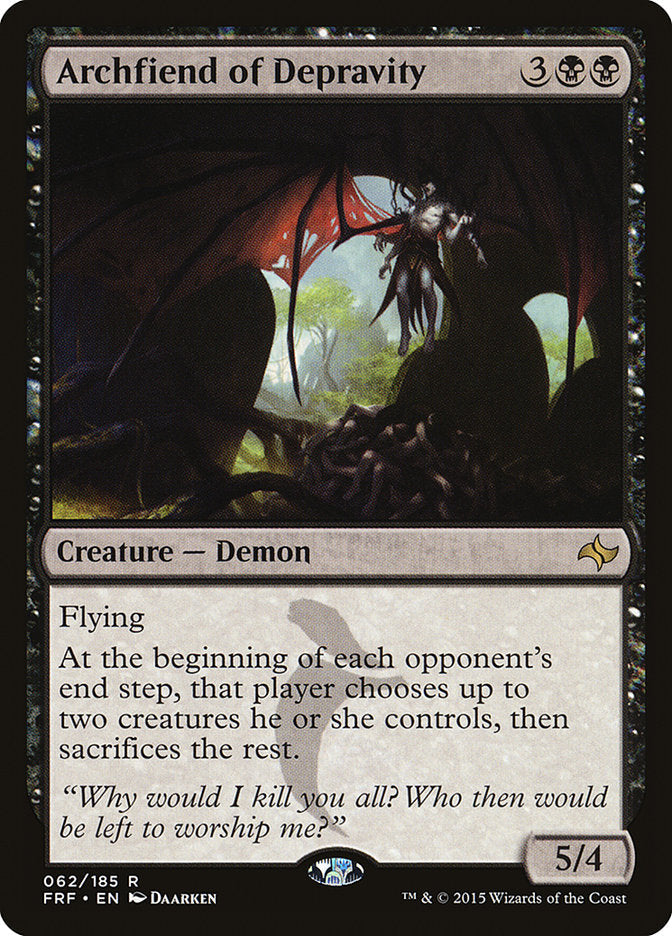 Archfiend of Depravity [Fate Reforged] Foil