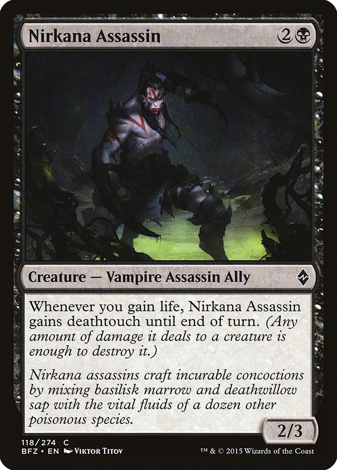Nirkana Assassin [Battle for Zendikar] Foil