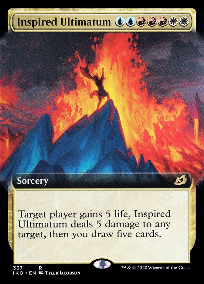 Inspired Ultimatum (Extended Art) [Ikoria: Lair of Behemoths] Foil