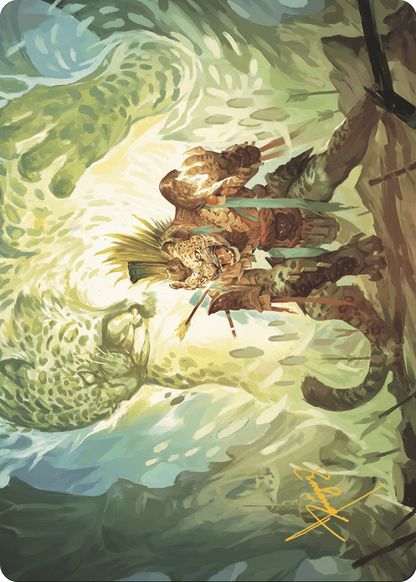 Might of the Ancestors // Might of the Ancestors  [The Lost Caverns of Ixalan Art Series] (Borderless)