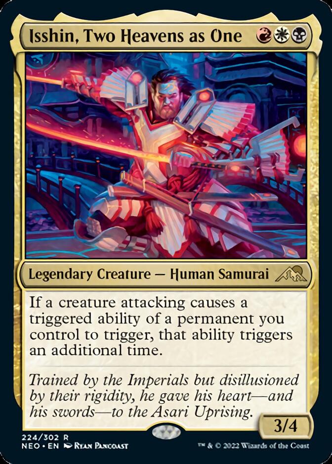 Isshin, Two Heavens as One [Kamigawa: Neon Dynasty] Foil