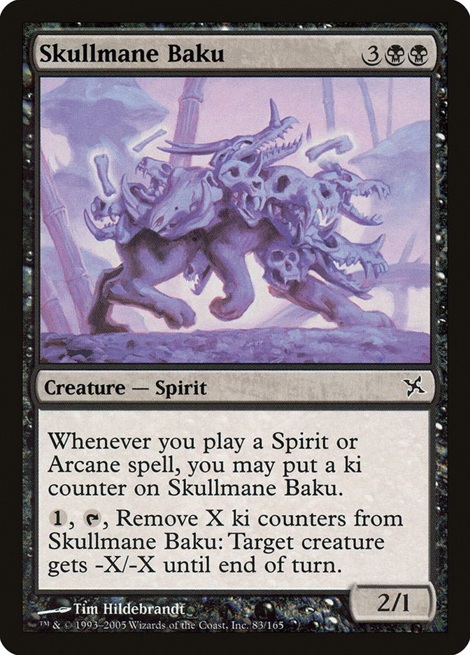 Skullmane Baku [Betrayers of Kamigawa] Foil