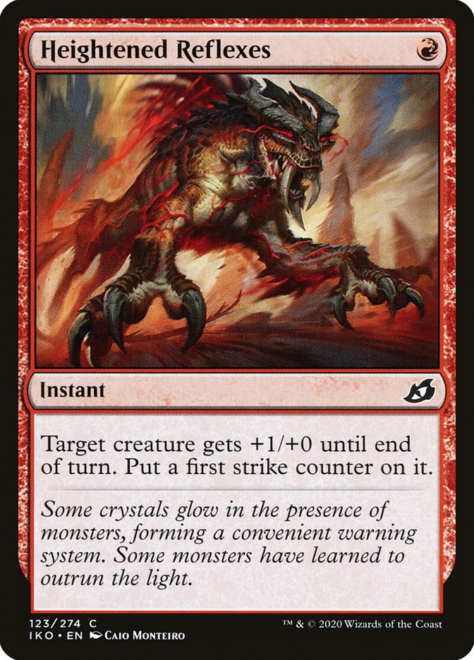 Heightened Reflexes [Ikoria: Lair of Behemoths] Foil
