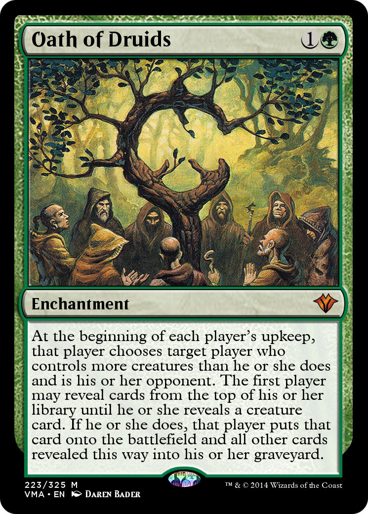 Oath of Druids  [Vintage Masters] Foil