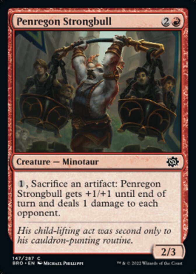 Penregon Strongbull [The Brothers' War] Foil