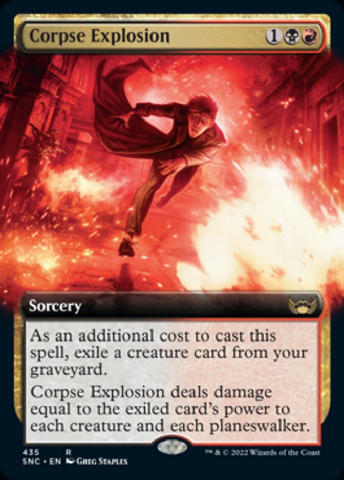 Corpse Explosion (Extended Art) [Streets of New Capenna] Foil