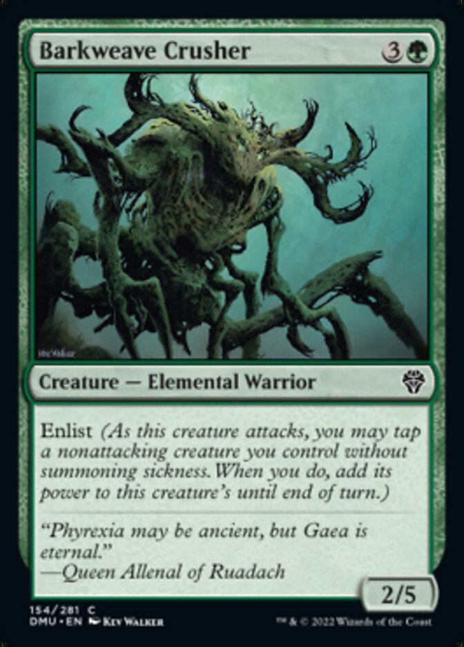 Barkweave Crusher [Dominaria United] Foil