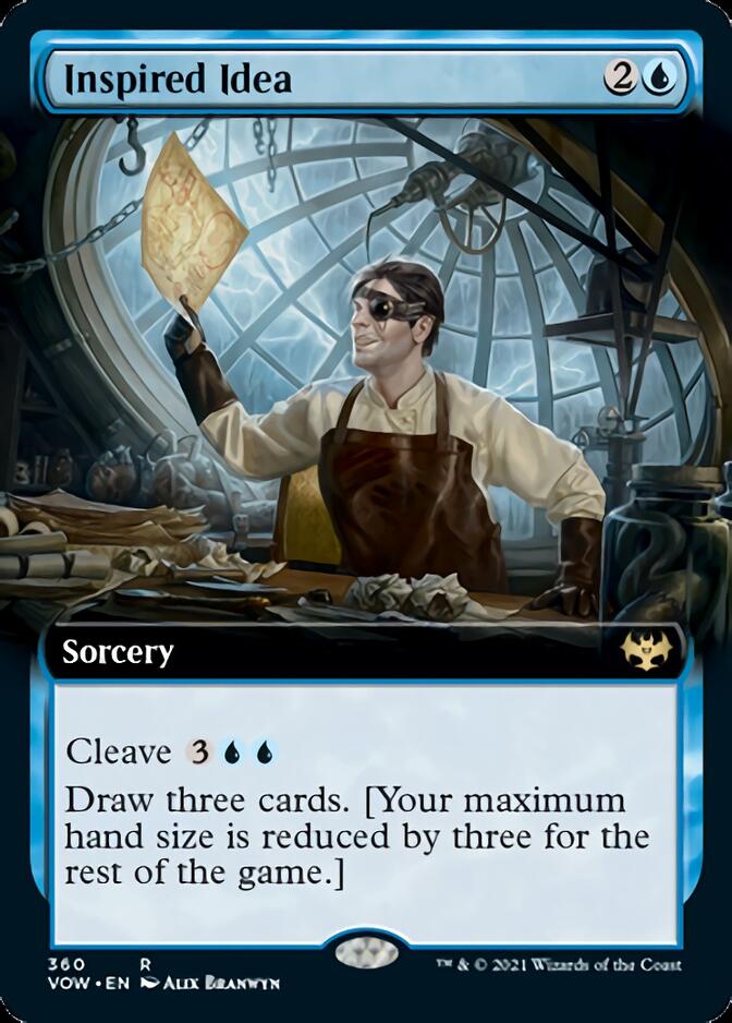Inspired Idea (Extended Art) [Innistrad: Crimson Vow] Foil