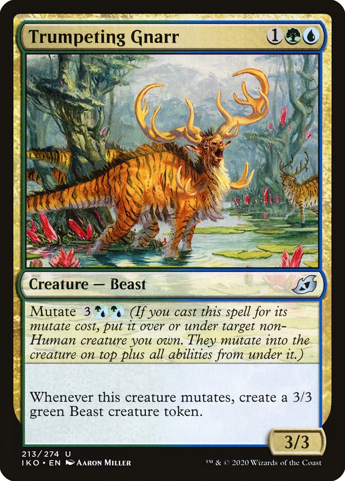 Trumpeting Gnarr [Ikoria: Lair of Behemoths] Foil