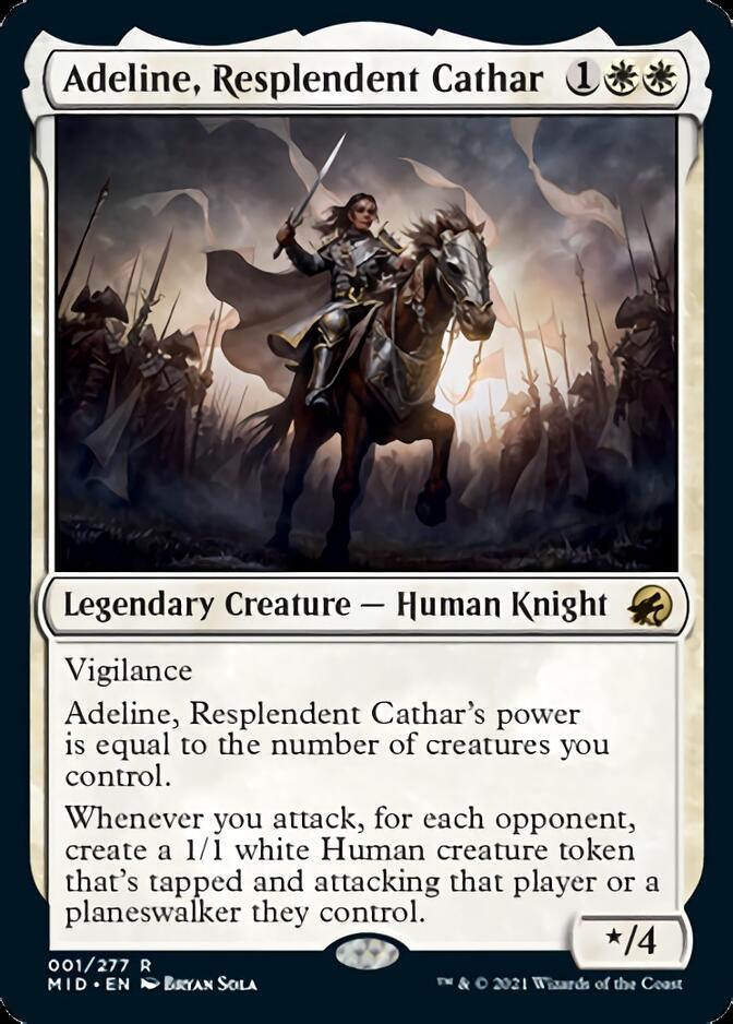 Adeline, Resplendent Cathar [Innistrad: Midnight Hunt] Foil
