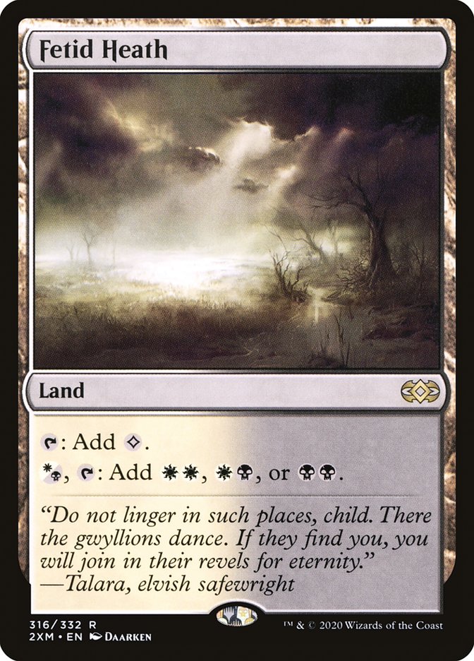 Fetid Heath [Double Masters] Foil