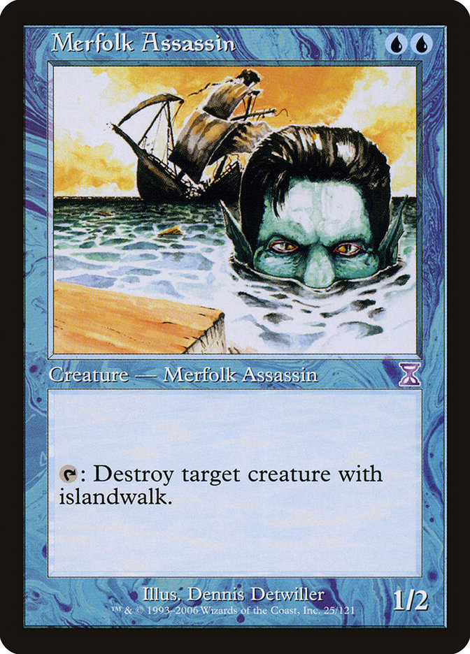 Merfolk Assassin [Time Spiral Timeshifted] Foil