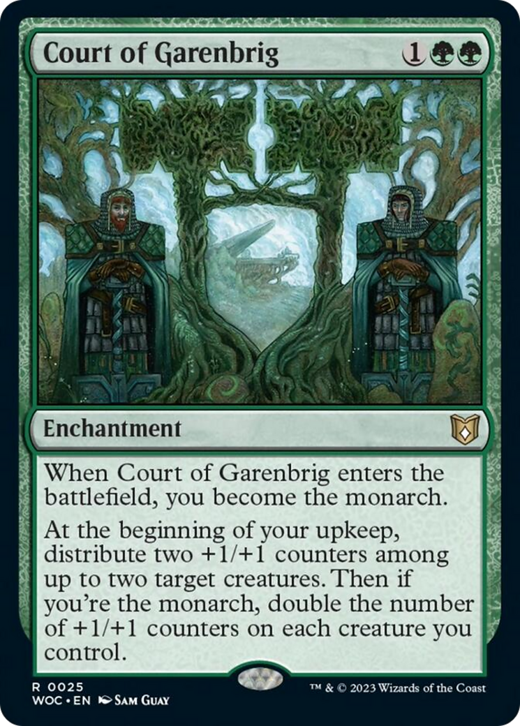 Court of Garenbrig [Wilds of Eldraine Commander] Foil