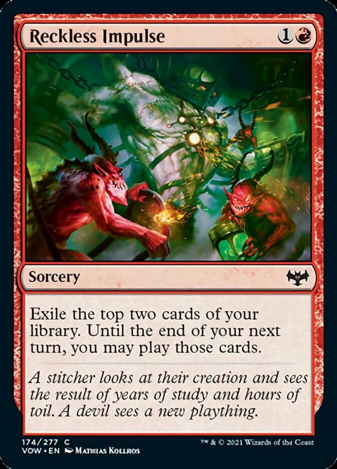 Reckless Impulse [Innistrad: Crimson Vow] Foil