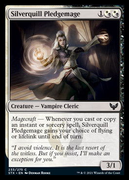 Silverquill Pledgemage [Strixhaven: School of Mages] Foil