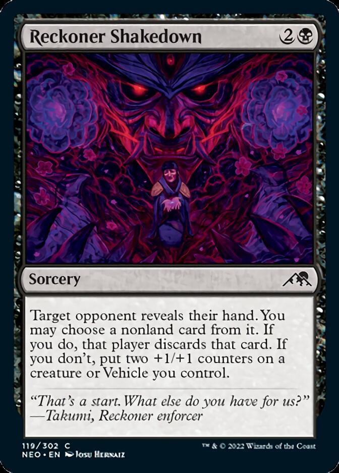 Reckoner Shakedown [Kamigawa: Neon Dynasty] Foil