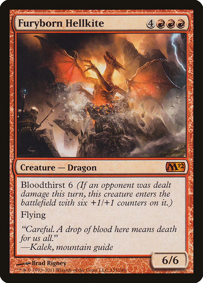 Furyborn Hellkite [Magic 2012] Foil
