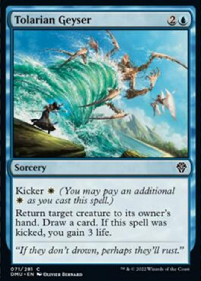 Tolarian Geyser [Dominaria United] Foil