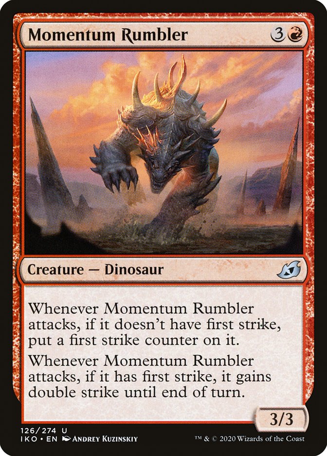 Momentum Rumbler [Ikoria: Lair of Behemoths] Foil