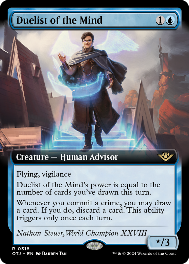 Duelist of the Mind (Extended Art) [Outlaws of Thunder Junction] Foil